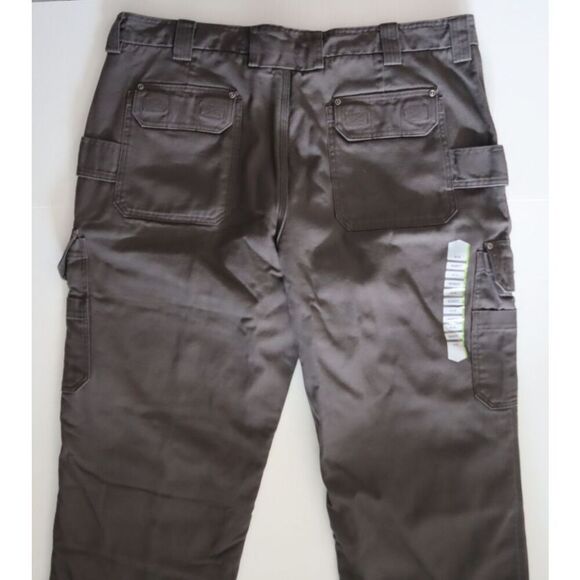 Duluth Men's Sz 42x32 Magnet Gray Fire Hose Fleece-Lined Relaxed Fit Pants - Picture 9 of 12